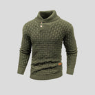 David | Refined Shawl Collar Knit Sweater - Valereo