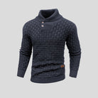 David | Refined Shawl Collar Knit Sweater - Valereo