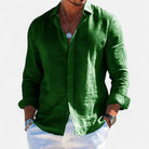 David | Refined Textured Linen Shirt - Valereo