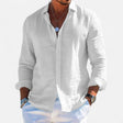 David | Refined Textured Linen Shirt - Valereo