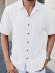 David | Stylish Textured Knit Shirt - Valereo