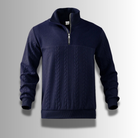 Ethan | Classic Cable Knit Quarter-Zip Sweater - Valereo