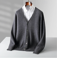 Ethan | Elegant Knit V-Neck Cardigan - Valereo