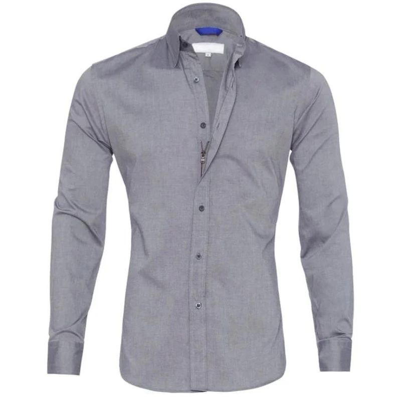 Ethan | Modern Slim-Fit Button-Up Shirt - Valereo