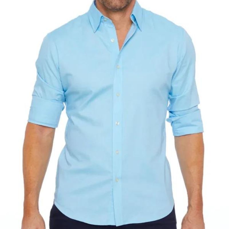 Ethan | Modern Slim-Fit Button-Up Shirt - Valereo