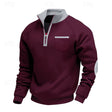 Keith | Refined Fleece Quarter-Zip Sweatshirt