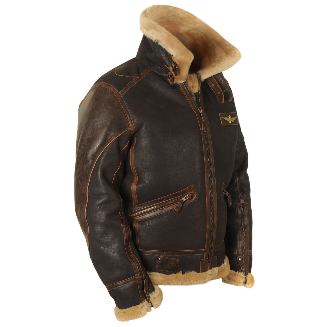 Gregory | Rugged Shearling Aviator Bomber Jacket