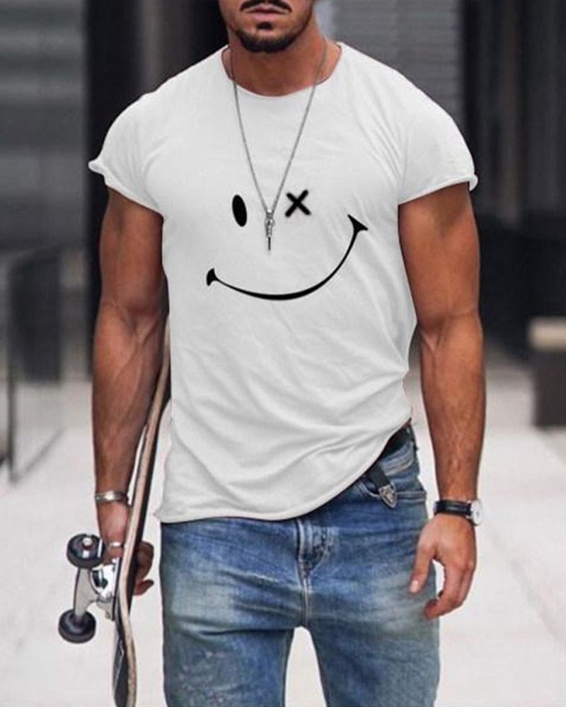 Henry | Casual Graphic Print Tee - Valereo