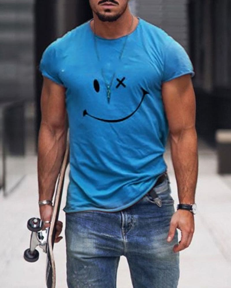 Henry | Casual Graphic Print Tee - Valereo