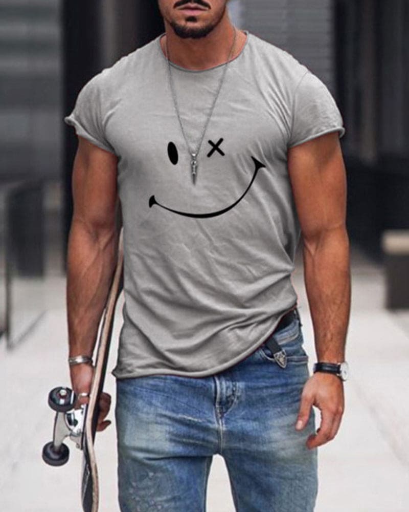 Henry | Casual Graphic Print Tee - Valereo