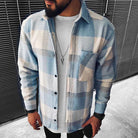 Henry | Casual Plaid Flannel Overshirt Shirt - Valereo