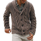 Henry | Cozy Cable Knit Shawl-Collar Cardigan - Valereo