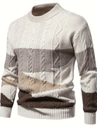 Henry | Cozy Colorblock Cable Knit Sweater - Valereo