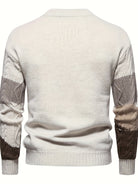 Henry | Cozy Colorblock Cable Knit Sweater - Valereo