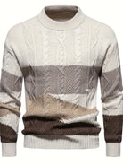 Henry | Cozy Colorblock Cable Knit Sweater - Valereo