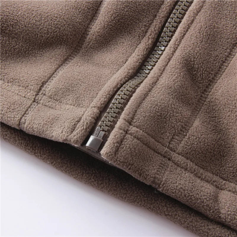 Henry | Cozy Fleece Stand-Collar Jacket - Valereo