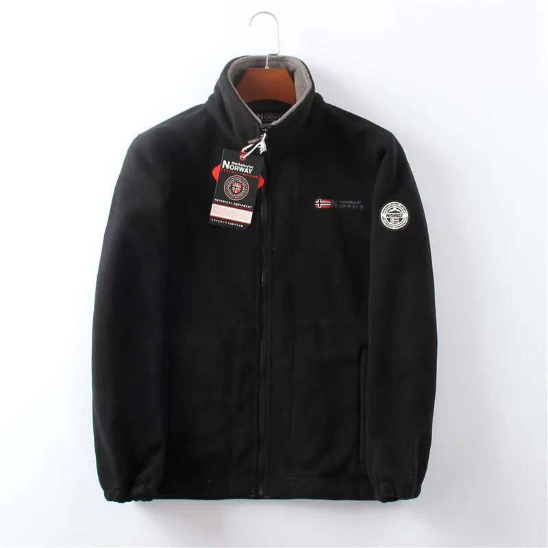 Henry | Cozy Fleece Stand-Collar Jacket - Valereo