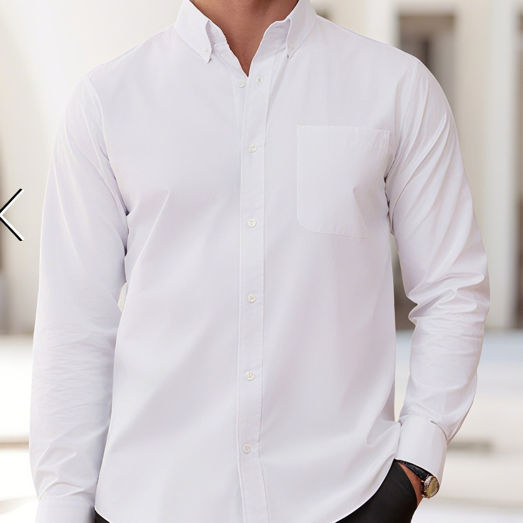 Henry | Elegant Slim-Fit Button-Up Shirt - Valereo