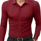 Henry | Elegant Slim-Fit Button-Up Shirt - Valereo