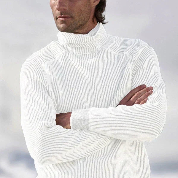 Henry | Refined Ribbed Turtleneck Sweater - Valereo