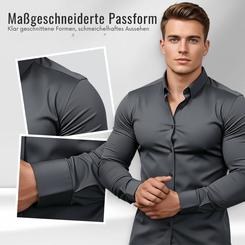Henry | Refined Slim-Fit Button-Up Shirt - Valereo