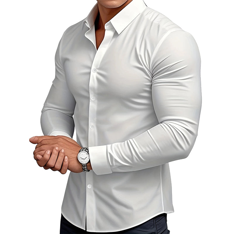 Henry | Refined Slim-Fit Button-Up Shirt - Valereo