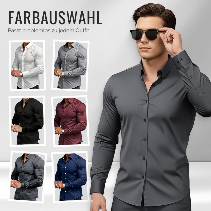 Henry | Refined Slim-Fit Button-Up Shirt - Valereo