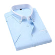 Henry | Stylish Contrast-Collar Button-Up Shirt - Valereo
