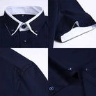 Henry | Stylish Contrast-Collar Button-Up Shirt - Valereo