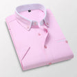 Henry | Stylish Contrast-Collar Button-Up Shirt - Valereo