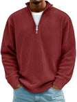 Edward | Classic Ribbed Quarter-Zip Sweater