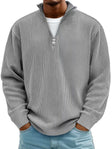 Edward | Classic Ribbed Quarter-Zip Sweater