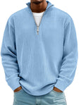 Edward | Classic Ribbed Quarter-Zip Sweater