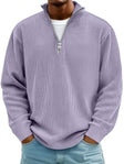 Edward | Classic Ribbed Quarter-Zip Sweater