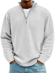 Edward | Classic Ribbed Quarter-Zip Sweater