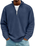 Edward | Classic Ribbed Quarter-Zip Sweater