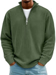 Edward | Classic Ribbed Quarter-Zip Sweater