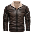 David | Elegant Fur-Collar Leather Jacket