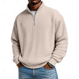 Gregory | Relaxed Knit Quarter-Zip Sweater