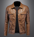 Anthony | Rugged Leather Trucker Jacket