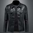 Anthony | Rugged Leather Trucker Jacket