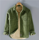 Jack | Casual Corduroy Fleece-Lined Shirt Jacket - Valereo