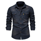 Jack | Casual Denim Pocket Shirt - Valereo