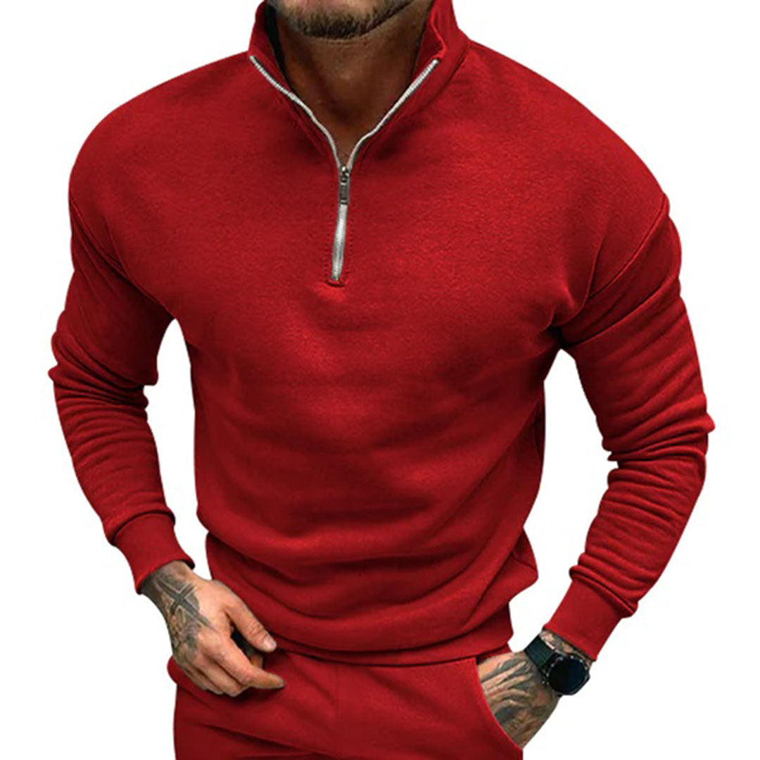 Jack | Casual Quarter-Zip Sweater - Valereo