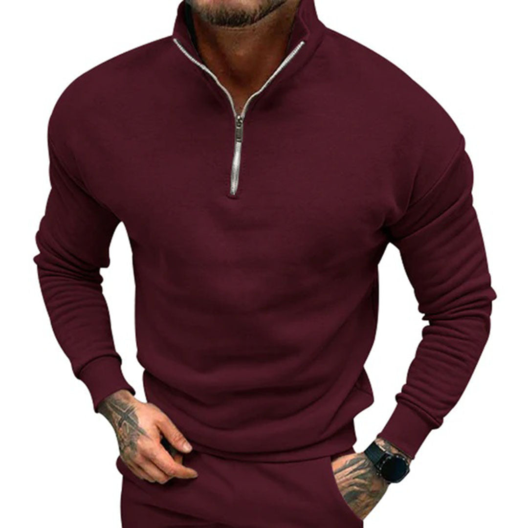 Jack | Casual Quarter-Zip Sweater - Valereo