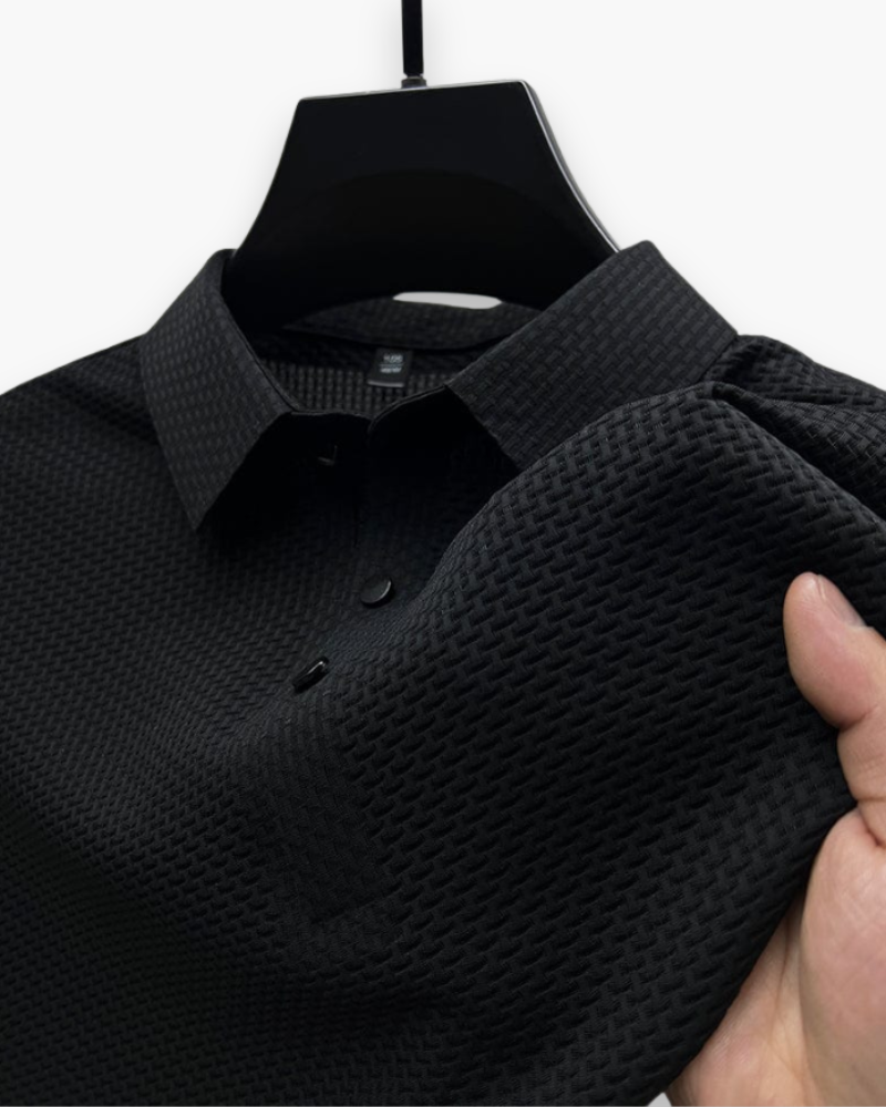 Jack | Modern Basketweave Knit Polo - Valereo