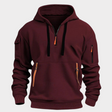Jack | Modern Quarter-Zip Cargo Hoodie - Valereo