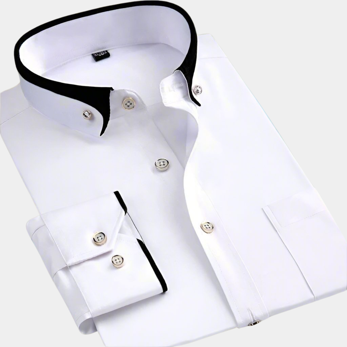 Jack | Refined Contrast-Collar Dress Shirt - Valereo