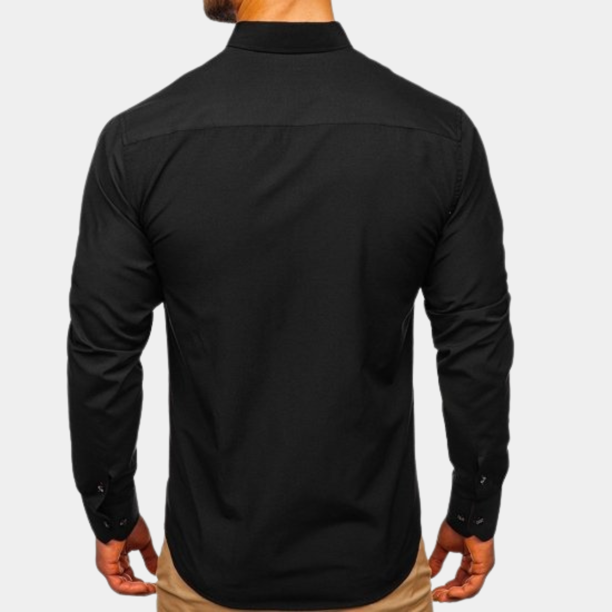 Jack | Refined Contrast-Collar Dress Shirt - Valereo