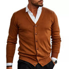 Jack | Refined Knit V-Neck Cardigan - Valereo